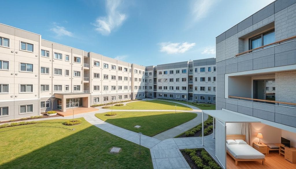 Khu ký túc xá hiện đại của Đại học quốc gia Gangneung Wonju