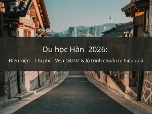 Du học Hàn Quốc 2026