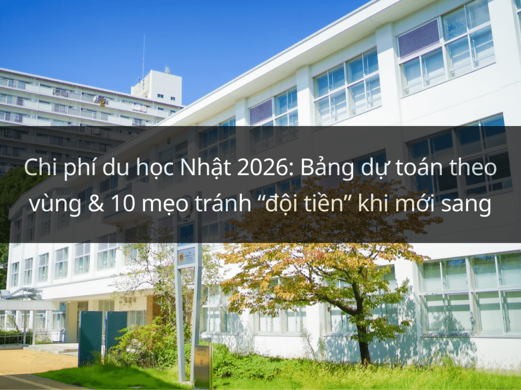 Chi phí du học Nhật 2026