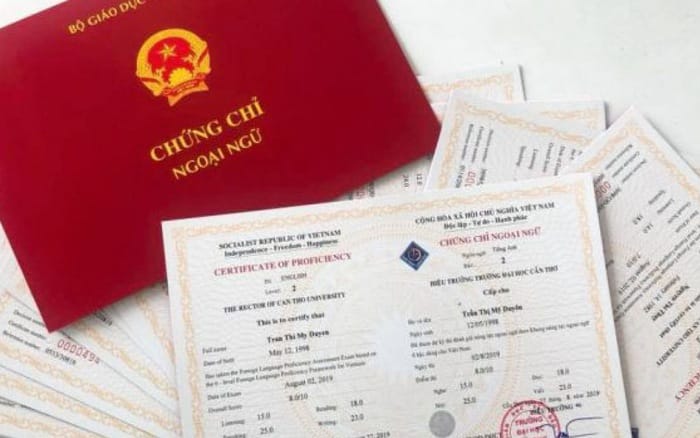 chứng chỉ - du học Đài Loan