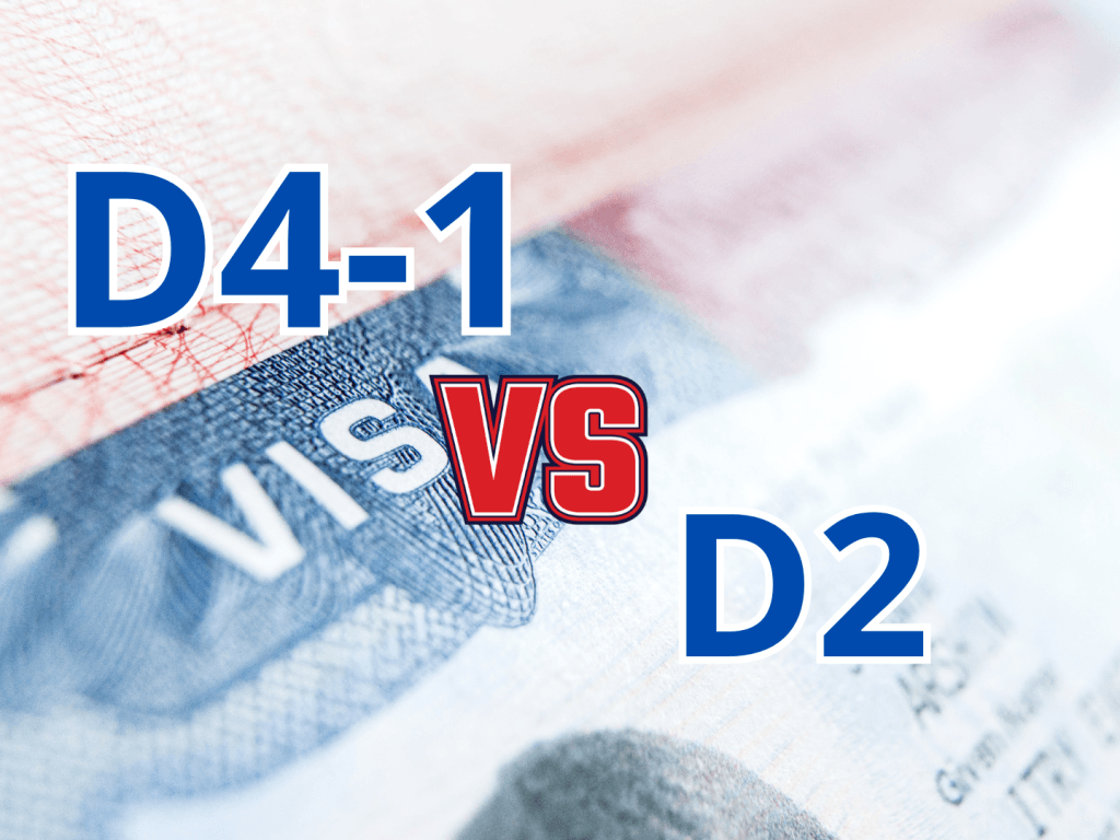 Visa D4-1 và visa D2 Hàn Quốc